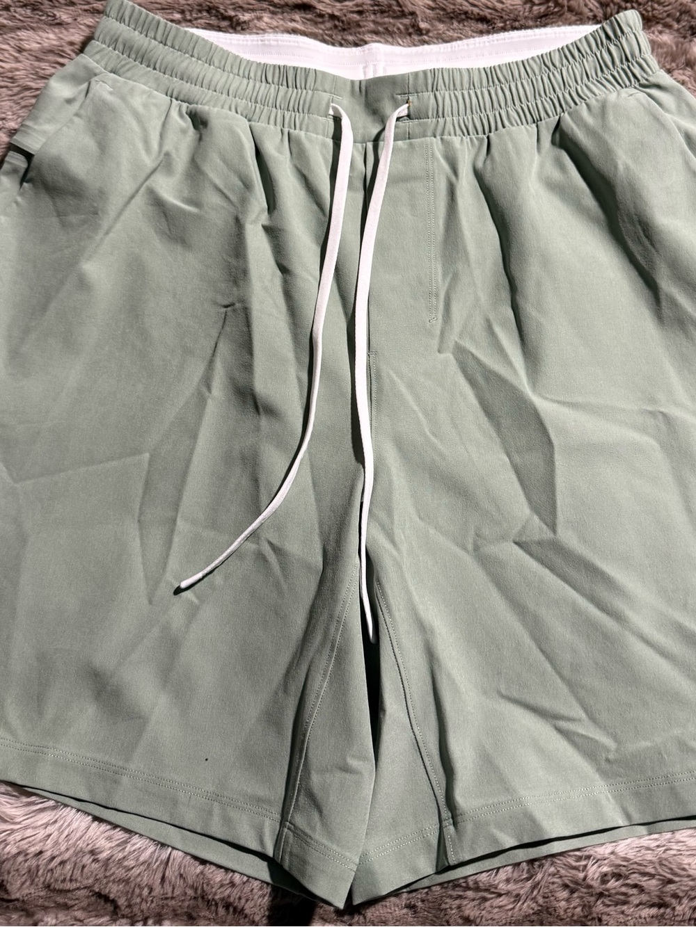 lululemon athletica Sage Green Men's Athletic Drawstring Shorts